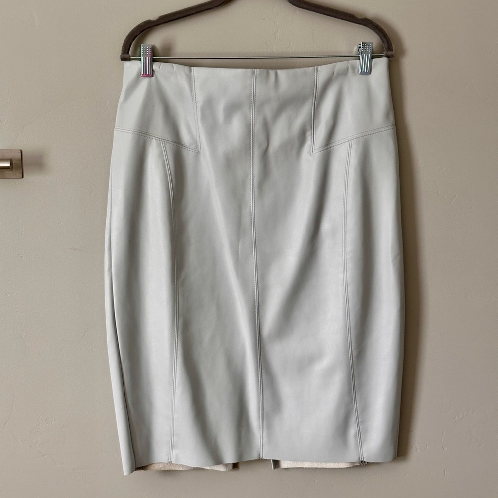 Express Light Gray Pencil Skirt